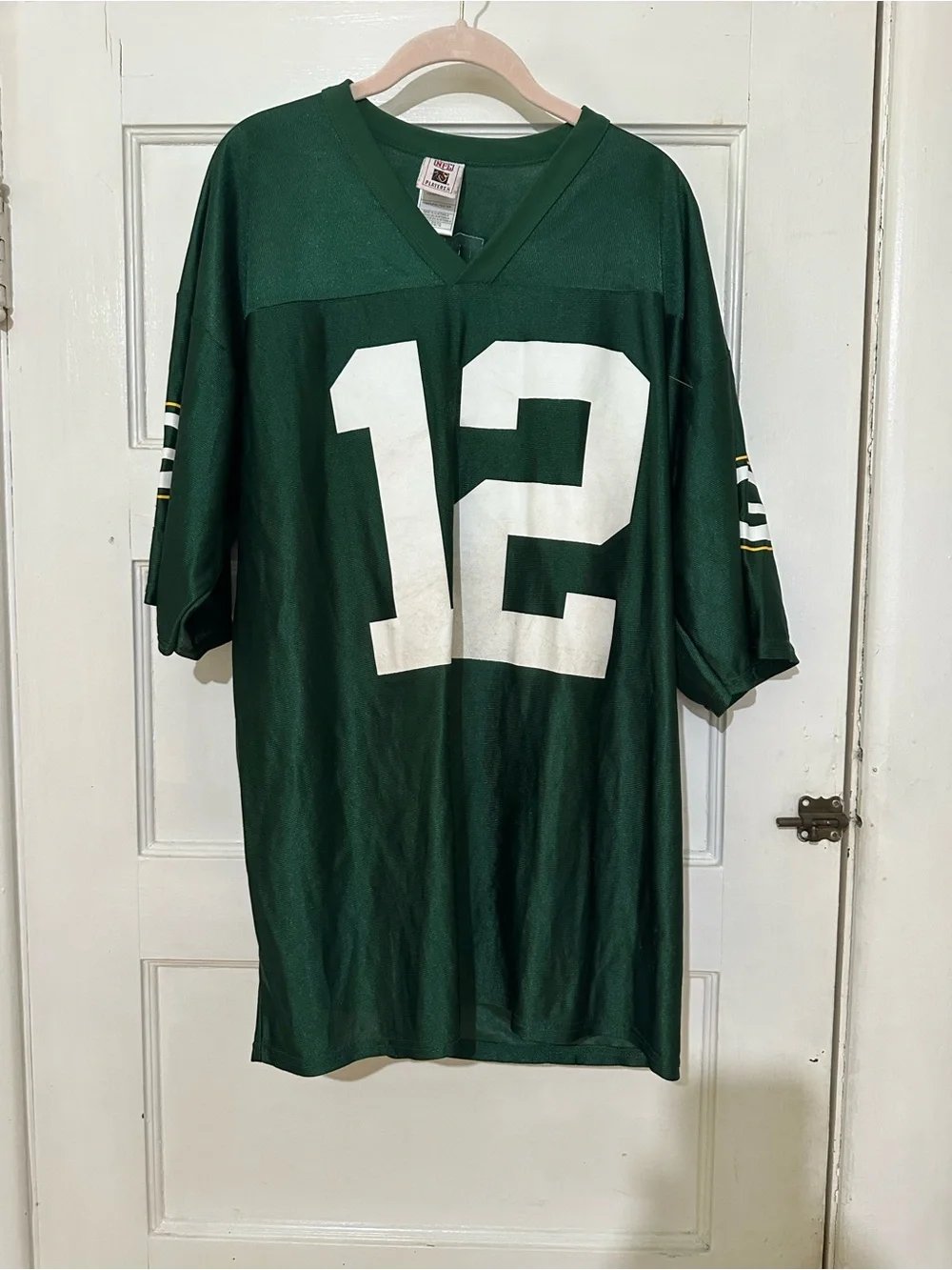 NFL Green Men’s #12 Football Jersey